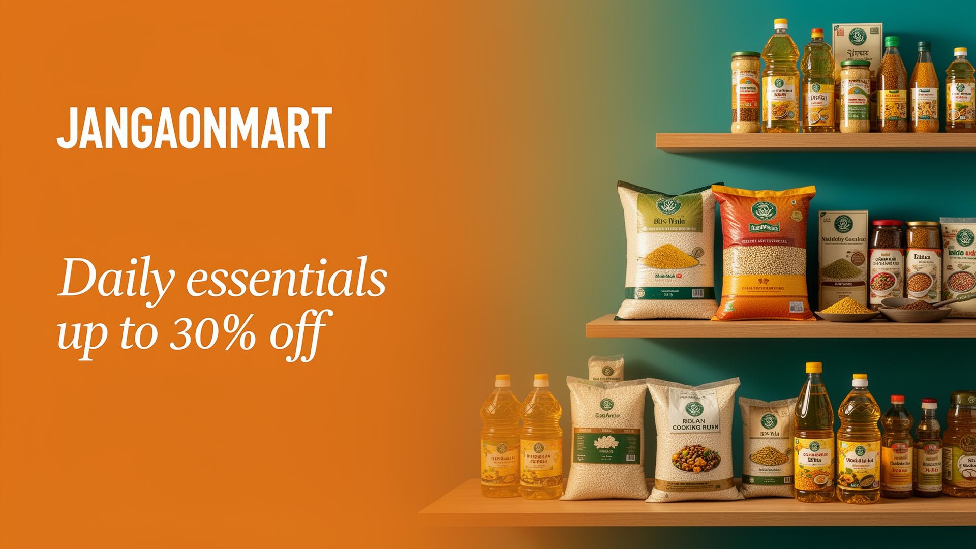 Daily essentials up to 30% off
